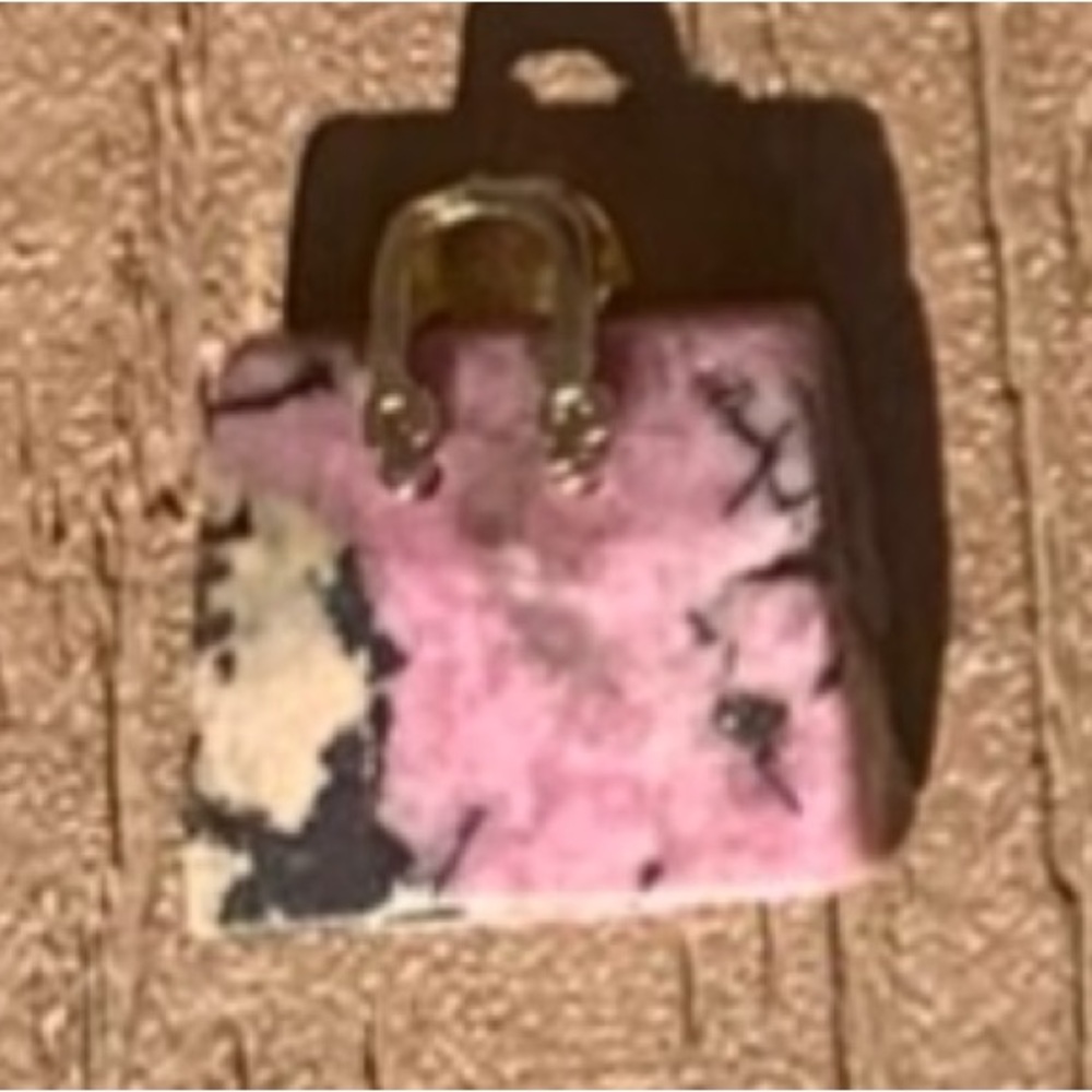 🆕RHODONITE JASPER GENUINE NATURAL STONE QUARTZ CARVED PURSE BAG TOTE CHARM #4